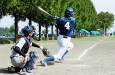 第25回 社会人IT軟式野球リーグ交流戦の試合模様
