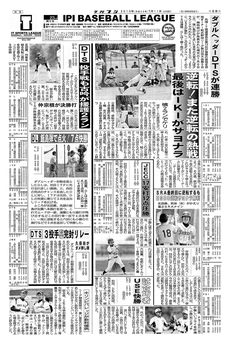 夕刊フジ掲載記事