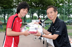 第5回 第1日 社会人ITテニスリーグの試合模様1