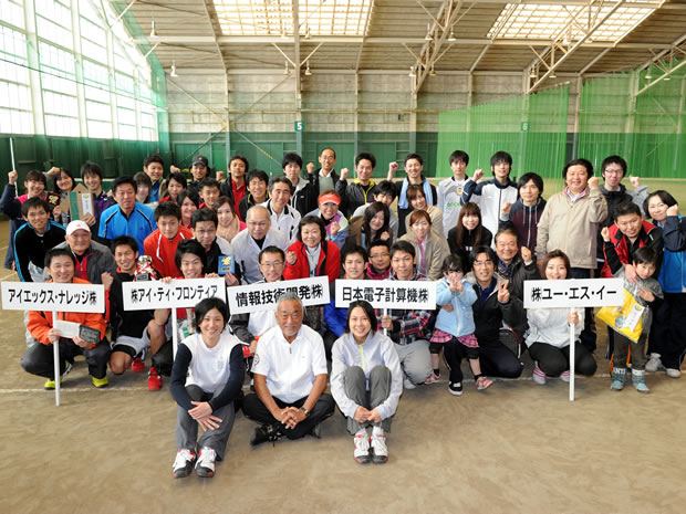第7回 第1日　社会人ITテニスリーグの試合模様