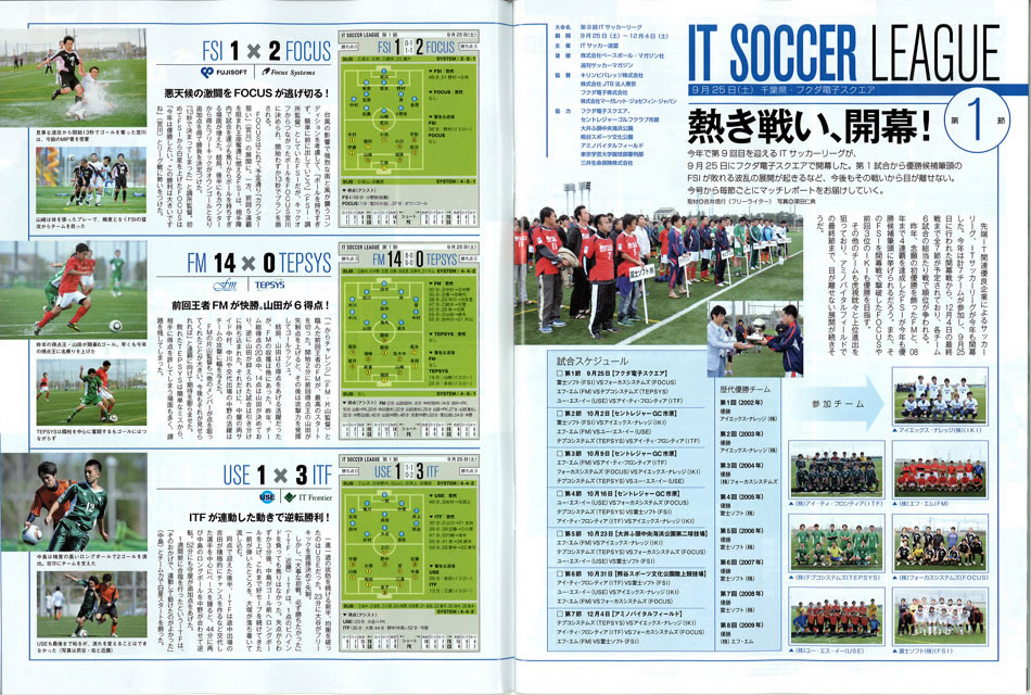 サッカーマガジン掲載記事