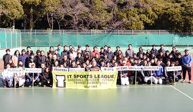 第21回 社会人ITテニスリーグの試合模様